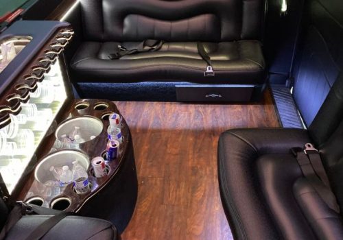 Interior of luxury sprinter van
