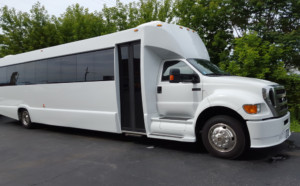 party bus white