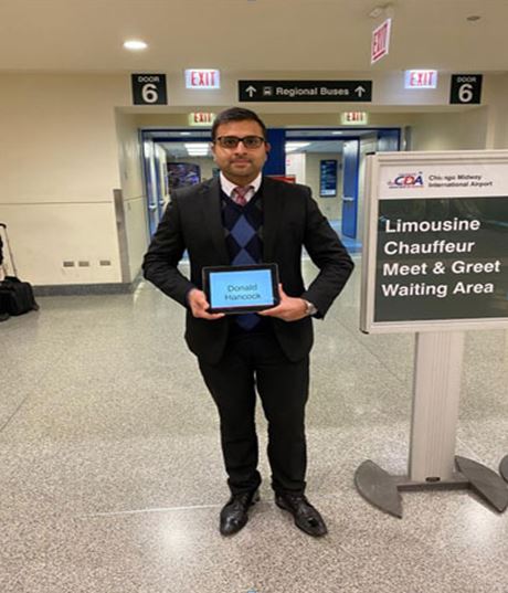 MEET AND GREET AT O'HARE AIRPORT