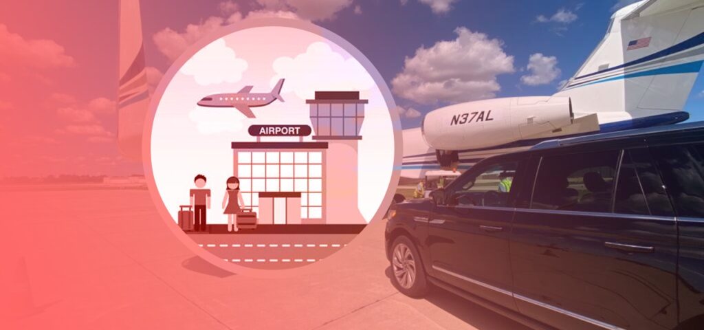 Private Aviation with A Private Limousine