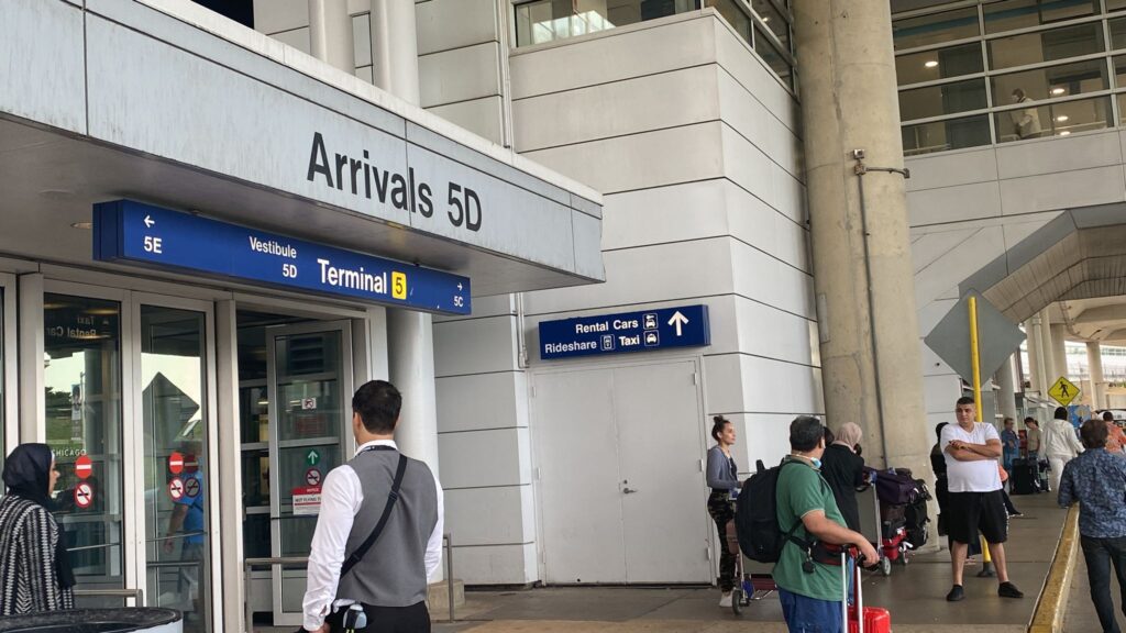 OHare Airport Terminal 5 pickup Procedure