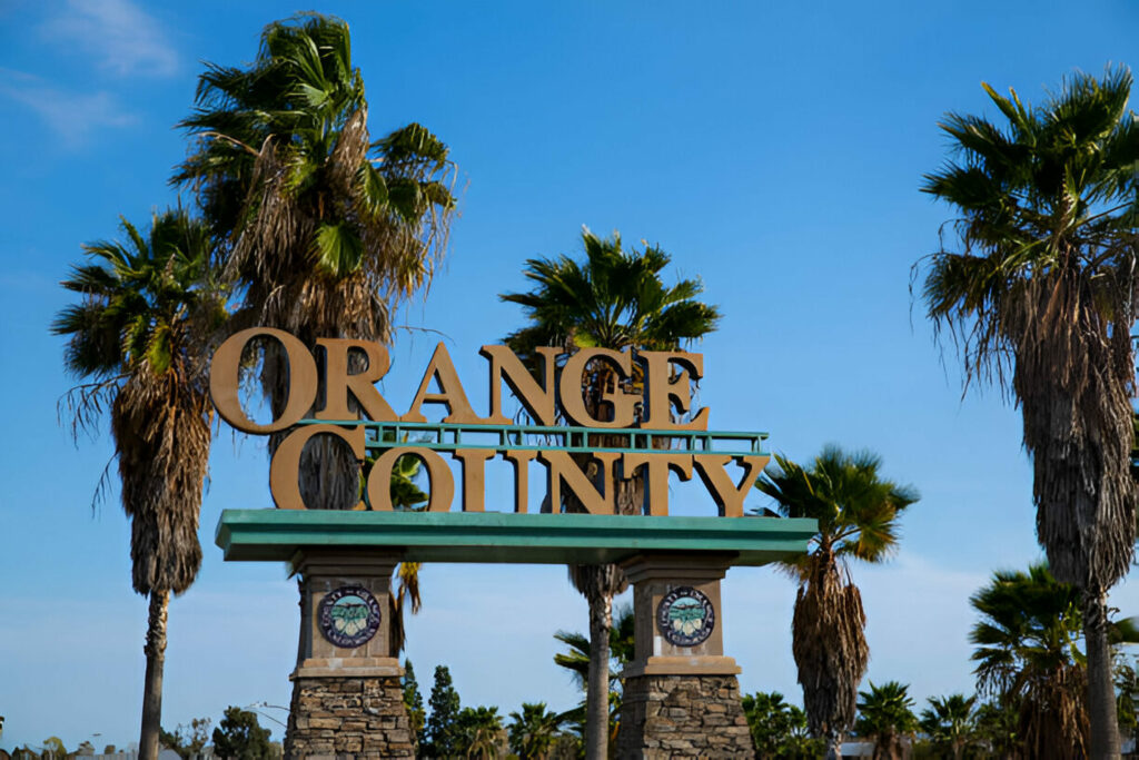 Orange County sign