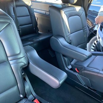 Interior of SUV