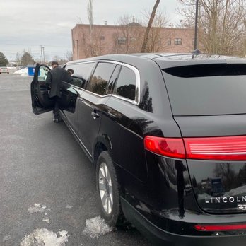 black limousine
